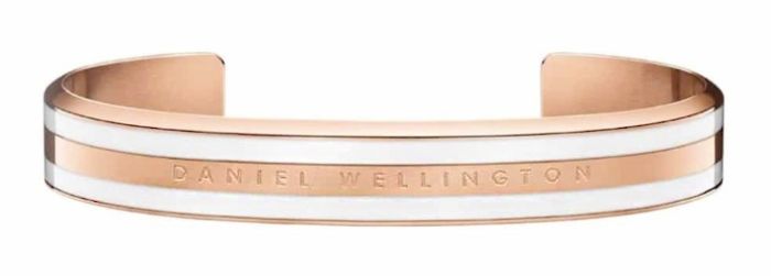 Daniel Wellington Classic Satin White Rose Gold Bracelet